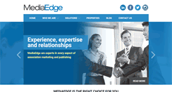 Desktop Screenshot of mediaedge.ca