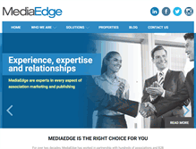 Tablet Screenshot of mediaedge.ca